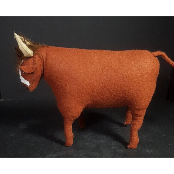 Annalee Doll 10" Nativity Ox Christmas Holiday Vintage Christmas oxen animal - Picture 2 of 15